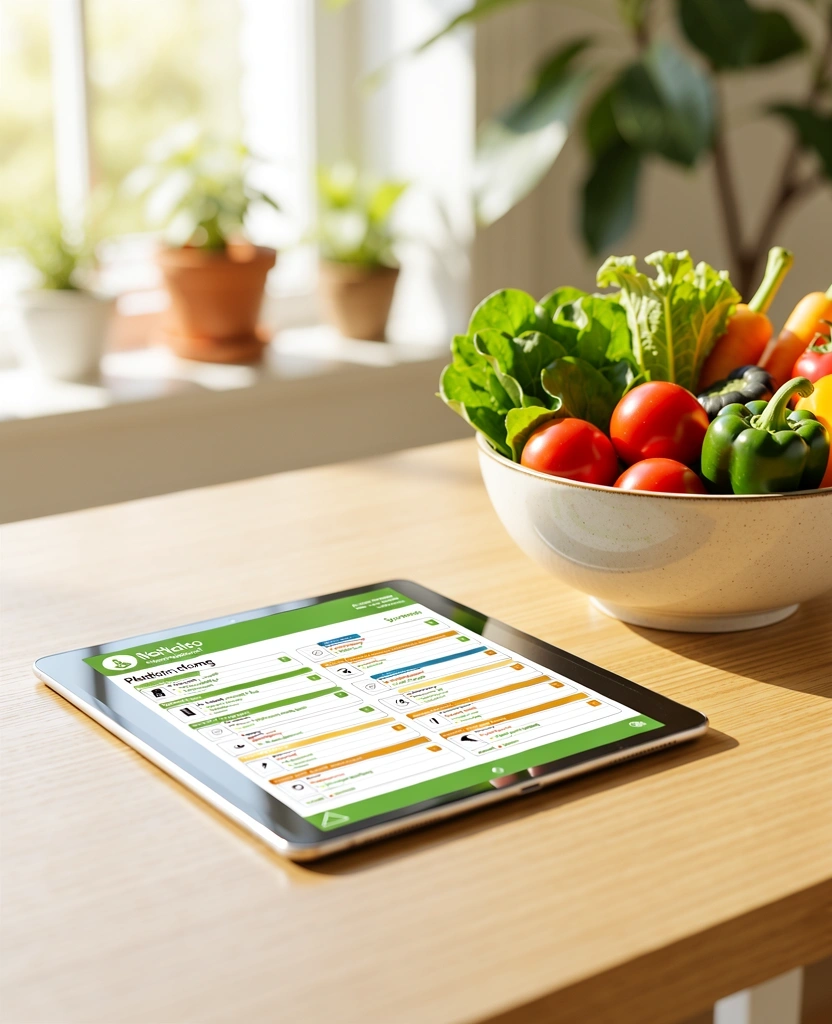 Espacio de trabajo de asesoría nutricional online